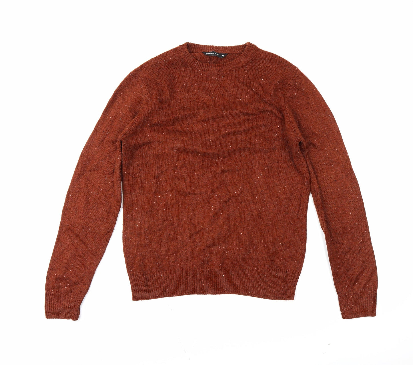 Cedar Wood State Mens Orange   Pullover Jumper Size M