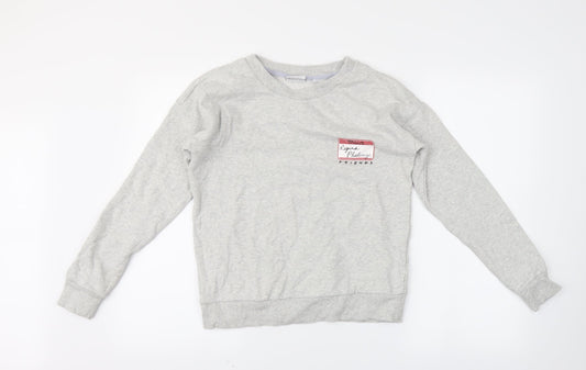 NEXT Womens Grey   Pullover Sweatshirt Size S