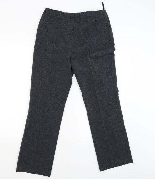 DEBINHAMS Womens Grey   Trousers  Size 12 L29 in