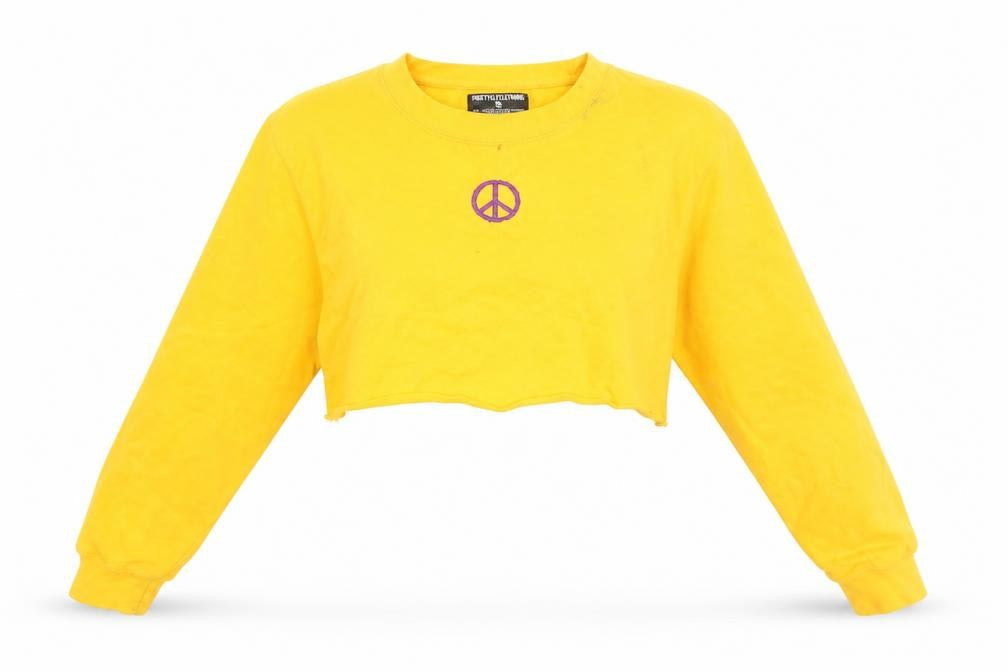 PRETTYLITTLETHING Womens Yellow   Wrap Jumper Size S