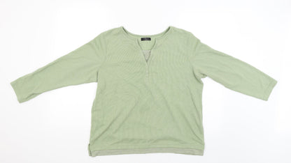 Bonmarché Womens Green Pullover Jumper Size M