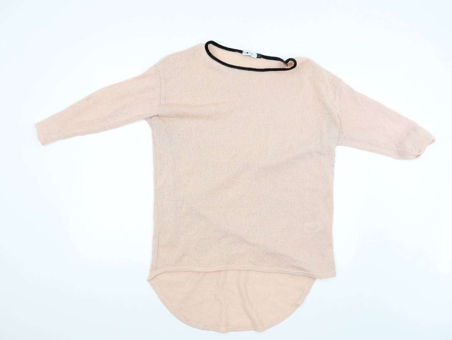 Spotted Womens Pink   Pullover Jumper Size L