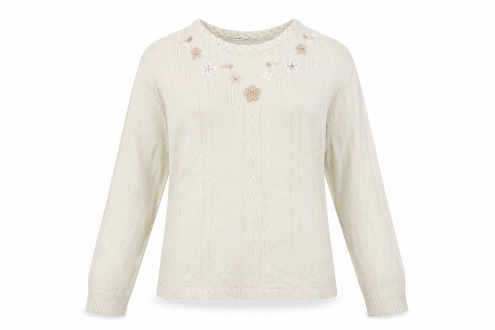 Akal Collection Womens Beige   Pullover Jumper Size S