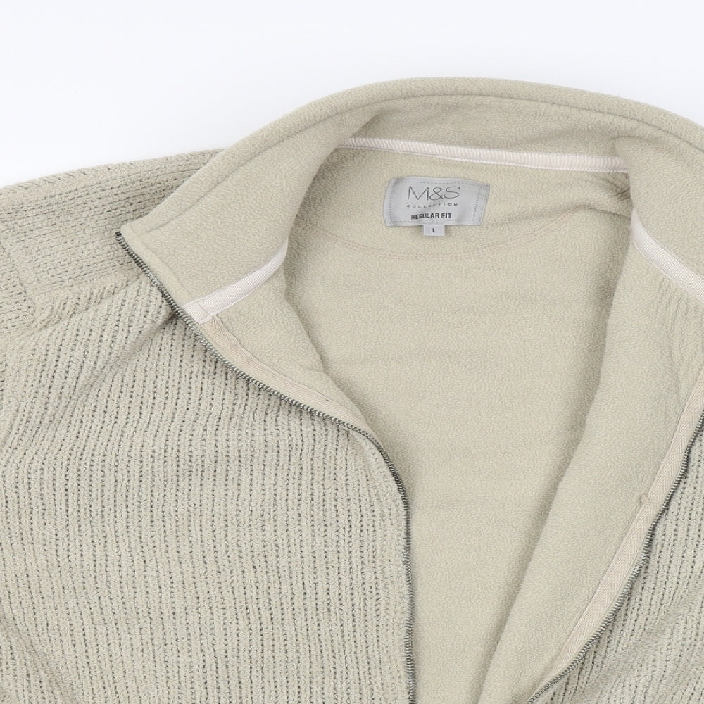 M&S Womens Beige   Jacket  Size L