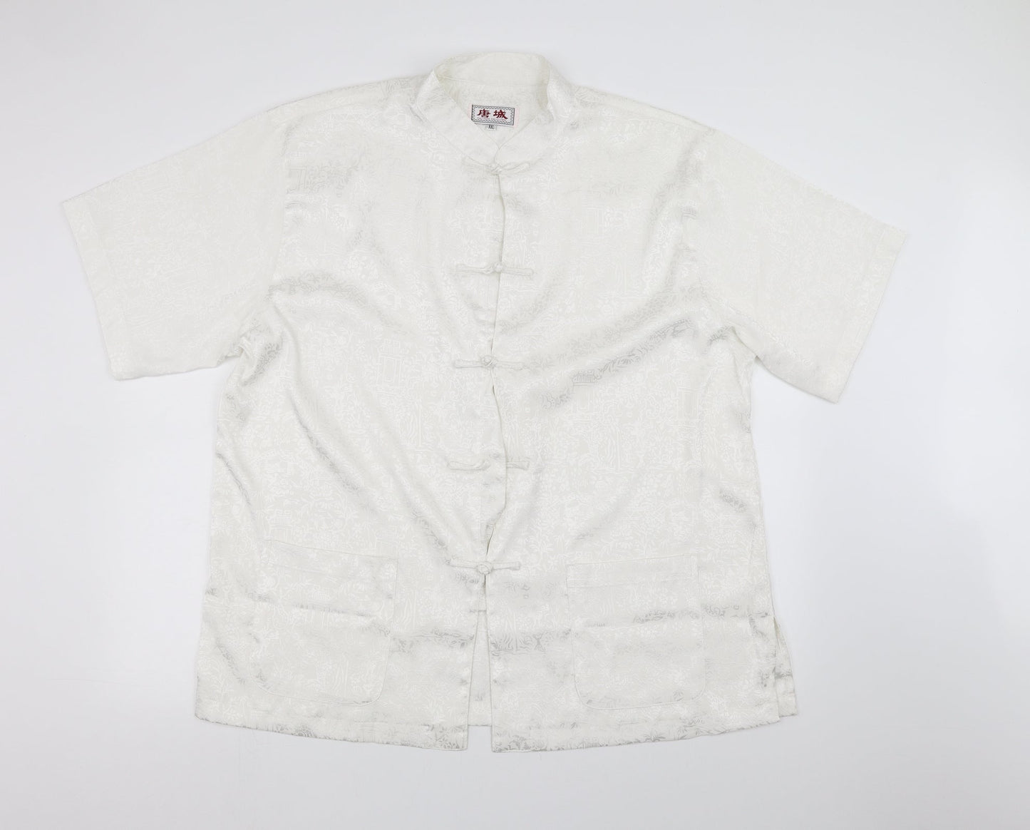 Preworn Womens White   Jacket Coatigan Size XL