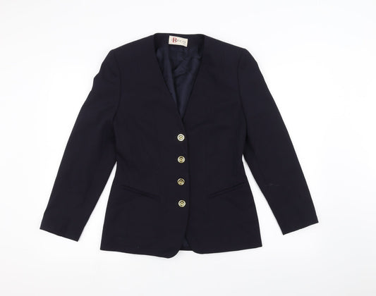 Bianca Womens Blue   Jacket  Size 6
