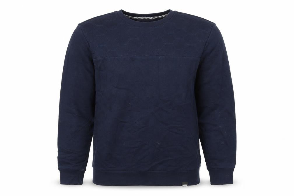 Fabric Mens Blue   Pullover Jumper Size M