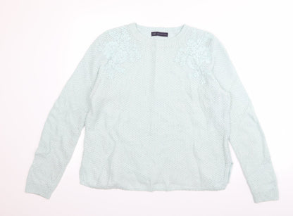 Marks & Spencer Womens Green   Pullover Jumper Size 14