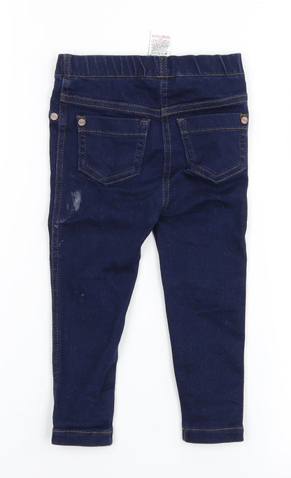Next Girls Blue    Trousers Size 12 Years