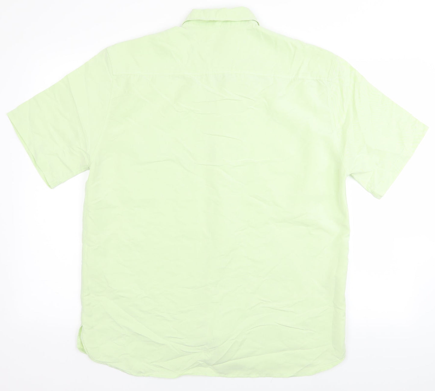 m&s Mens Green    Button-Up Size M