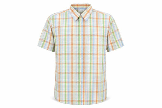 Marks & Spencer Mens Multicoloured Striped   Button-Up Size 15