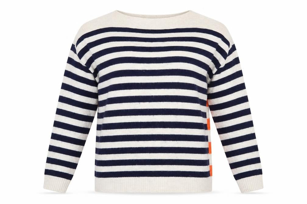 Dickens & jones Womens Multicoloured Striped  Pullover Jumper Size M  - v