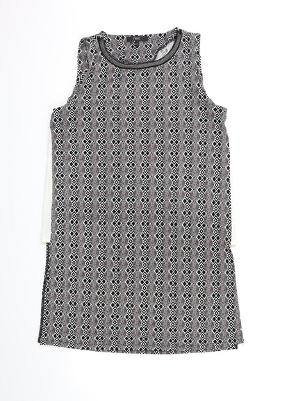 Next Womens Multicoloured Geometric  Shift  Size 12