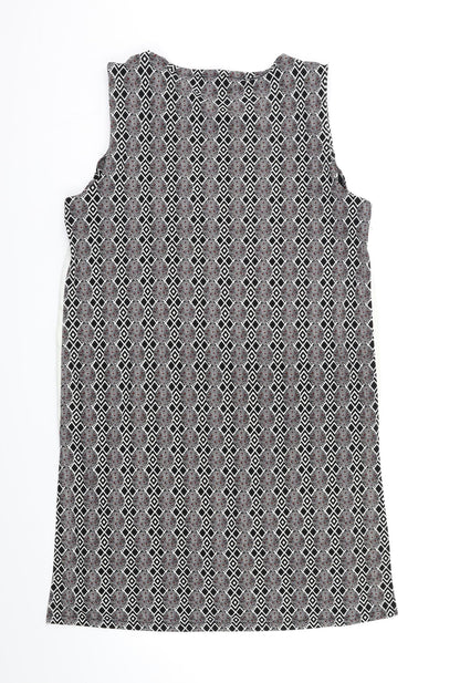 Next Womens Multicoloured Geometric  Shift  Size 12