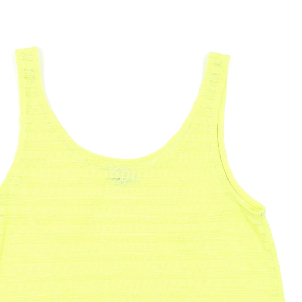 Matalan Womens Yellow   Basic Tank Size 14