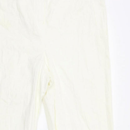 Preworn Womens Ivory   Trousers  Size 12 L29 in