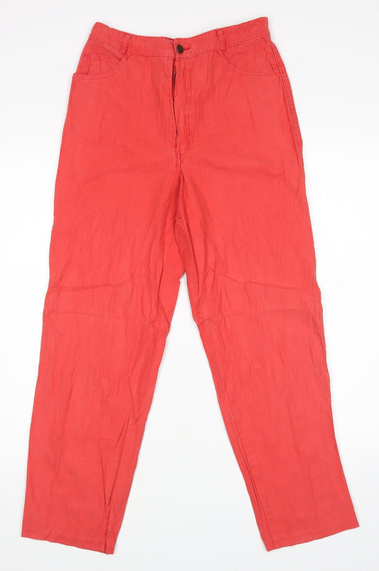 Gary Womens Red   Trousers  Size 40 L27 in