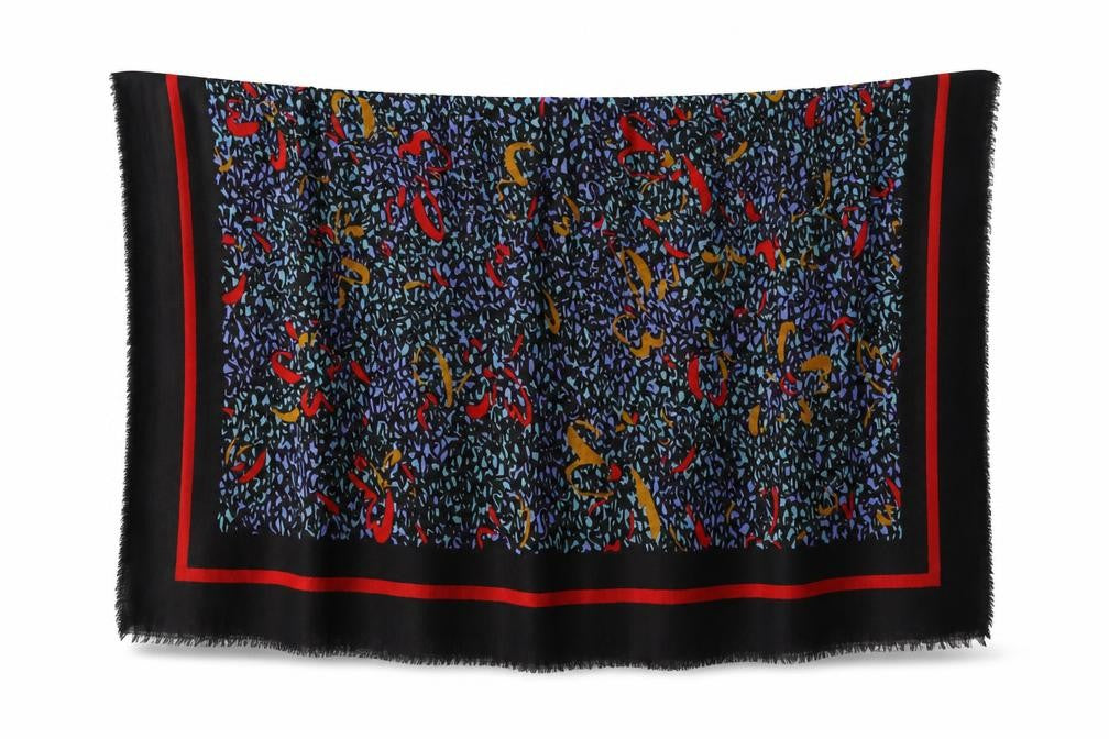 Preworn Womens Black    Shawl/Wrap