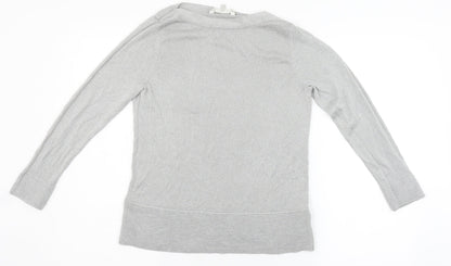 Pebble Bay Womens Grey   Pullover Jumper Size S