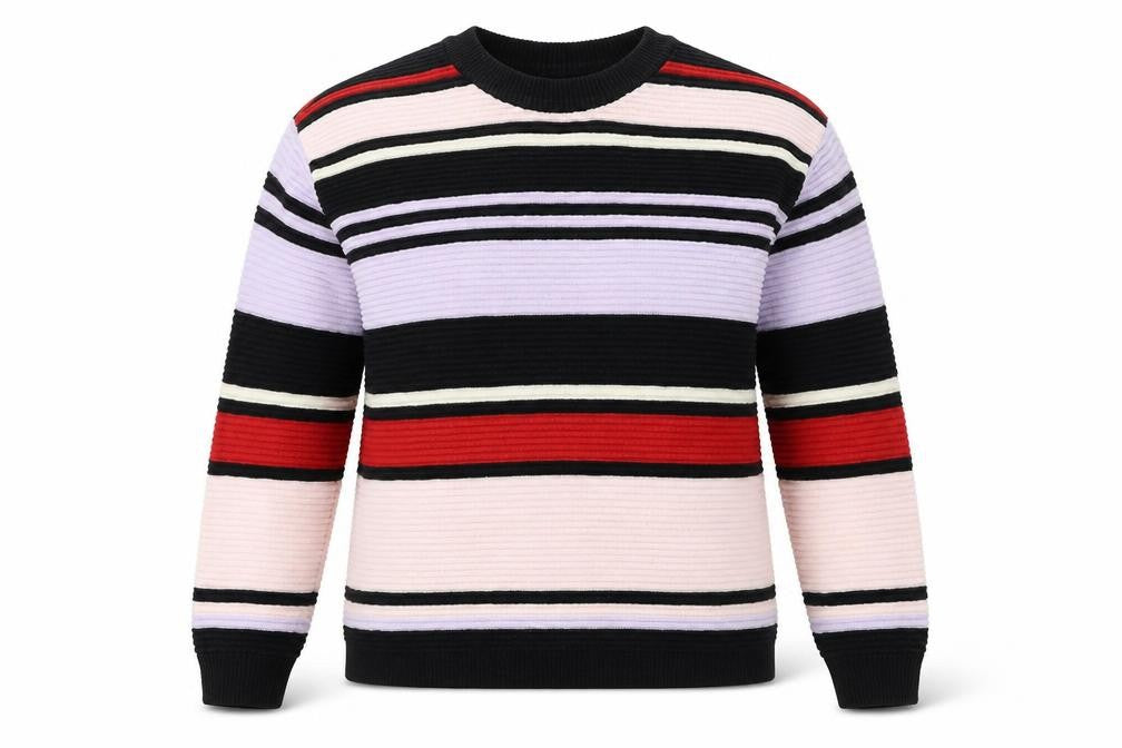 H&M Womens Multicoloured Striped  Pullover Jumper Size XS