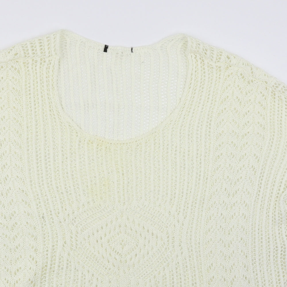 Atmosphere Womens White   Pullover Jumper Size L