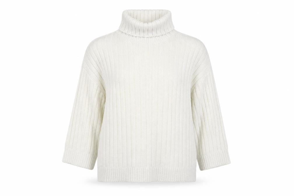 Divided Womens White   Pullover Jumper Size L