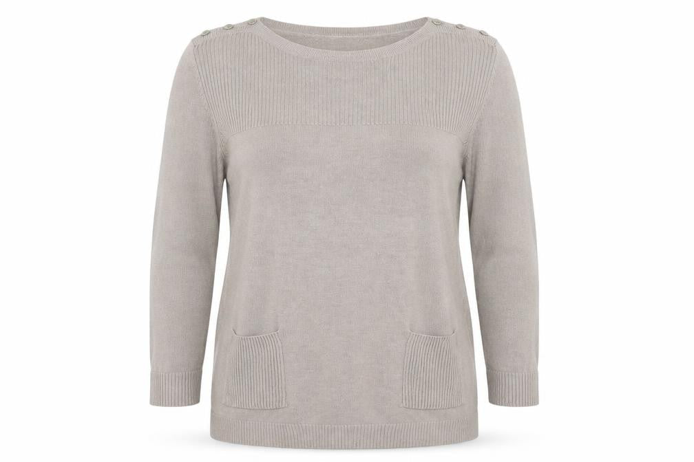 Julipa Womens Beige   Pullover Jumper Size 16