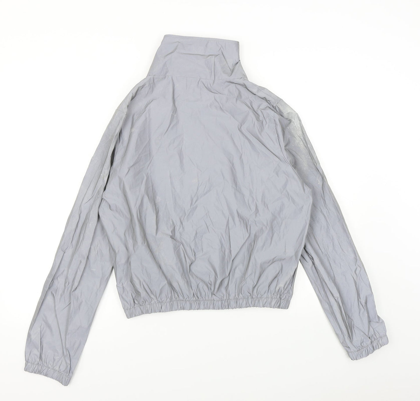 Preworn Womens Silver   Rain Coat Jacket Size 2XL