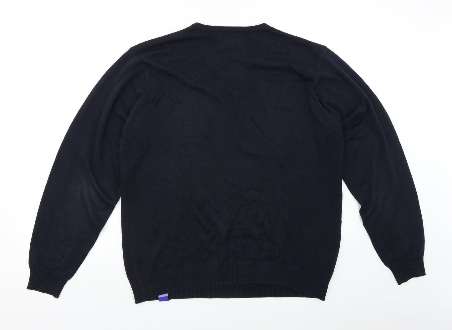 Russell Collection Mens Blue   Pullover Jumper Size M