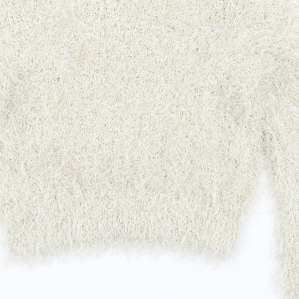 Divided Womens Beige   Pullover Jumper Size 10