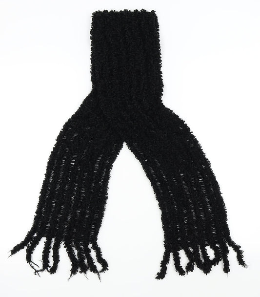 Preworn Womens Black    Scarf