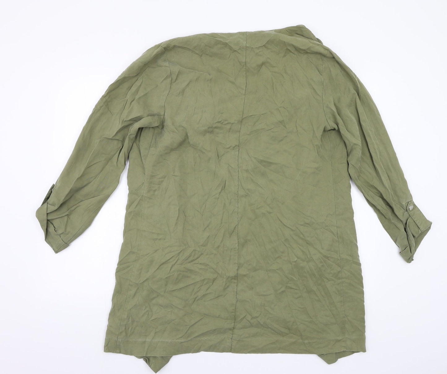 New Look Womens Green   Overcoat Jacket Size 12