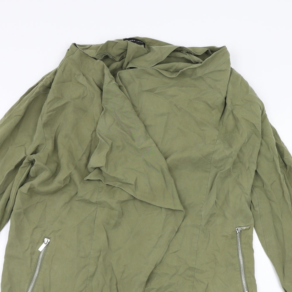 New Look Womens Green   Overcoat Jacket Size 12