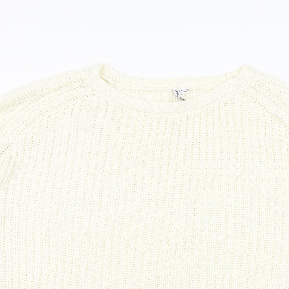 Capsule Womens White   Pullover Jumper Size 14