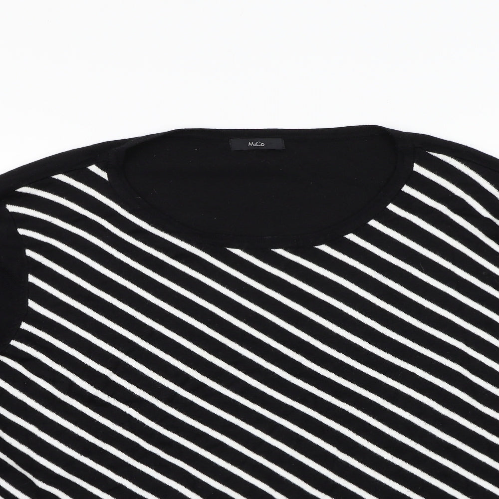 M&Co Womens Black   Pullover Jumper Size 20