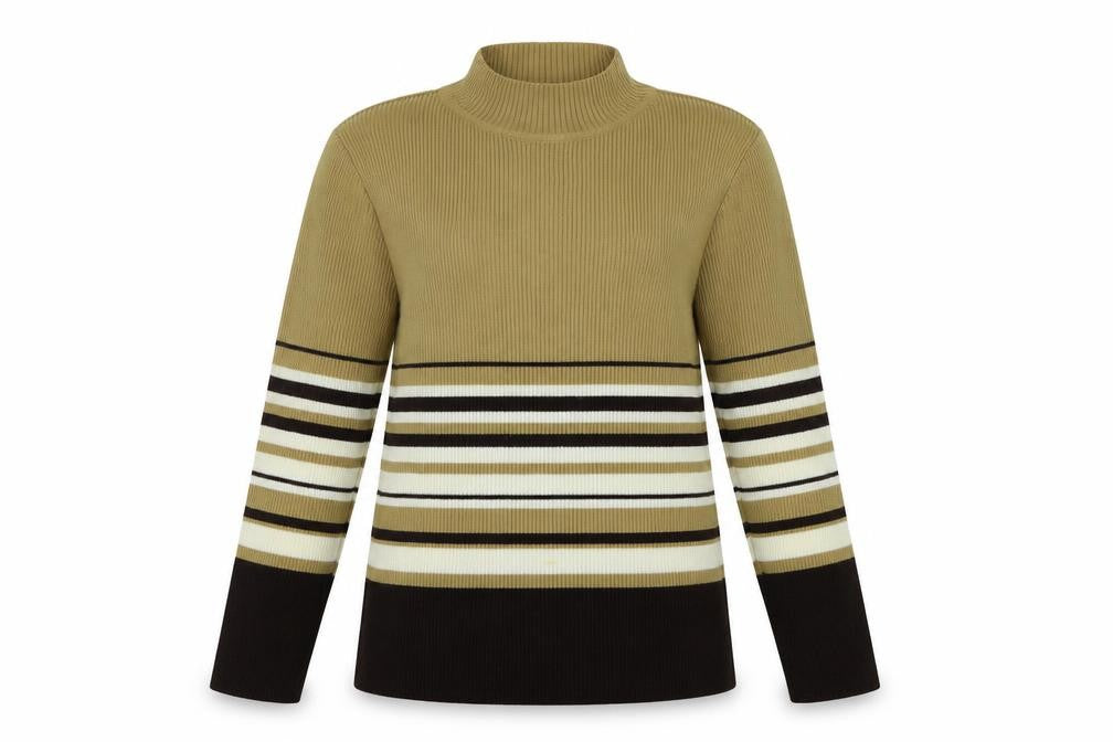 Essentials Womens Multicoloured Striped  Pullover Jumper Size 18