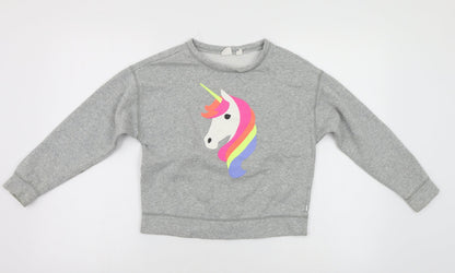 Gap Girls Green   Pullover Sweatshirt Size M  - Unicorn