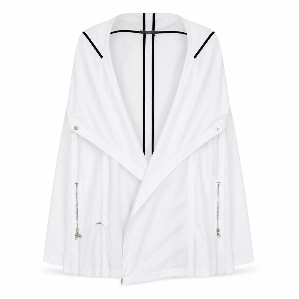Lounge The Label Womens White   Overcoat Poncho Size L
