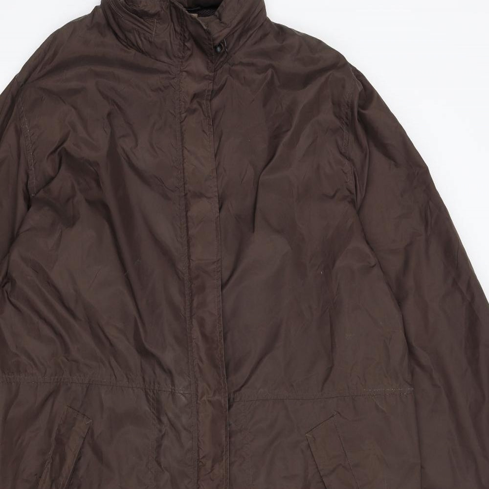 DANNIMAC Womens Brown   Anorak Coat Size M