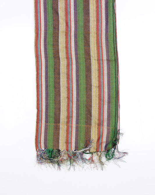 Preworn Womens Multicoloured Striped   Scarf