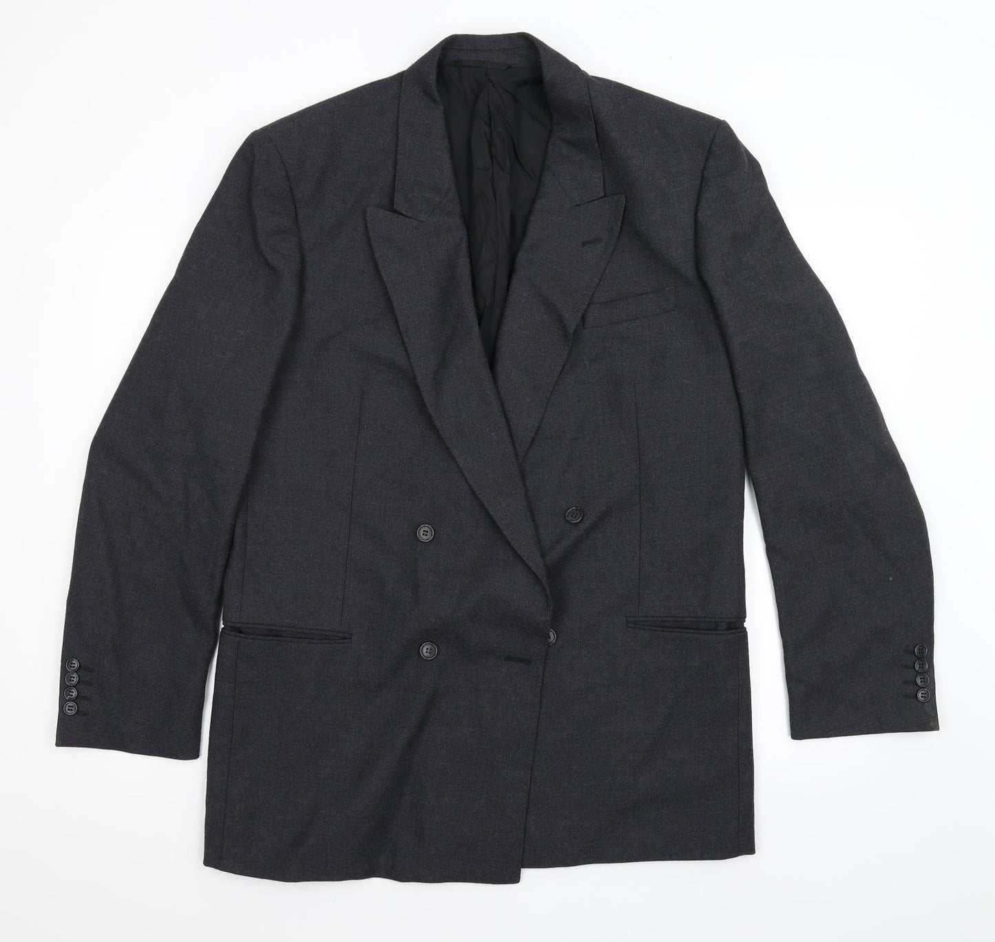 Preworn Mens Black   Jacket Suit Jacket Size 40