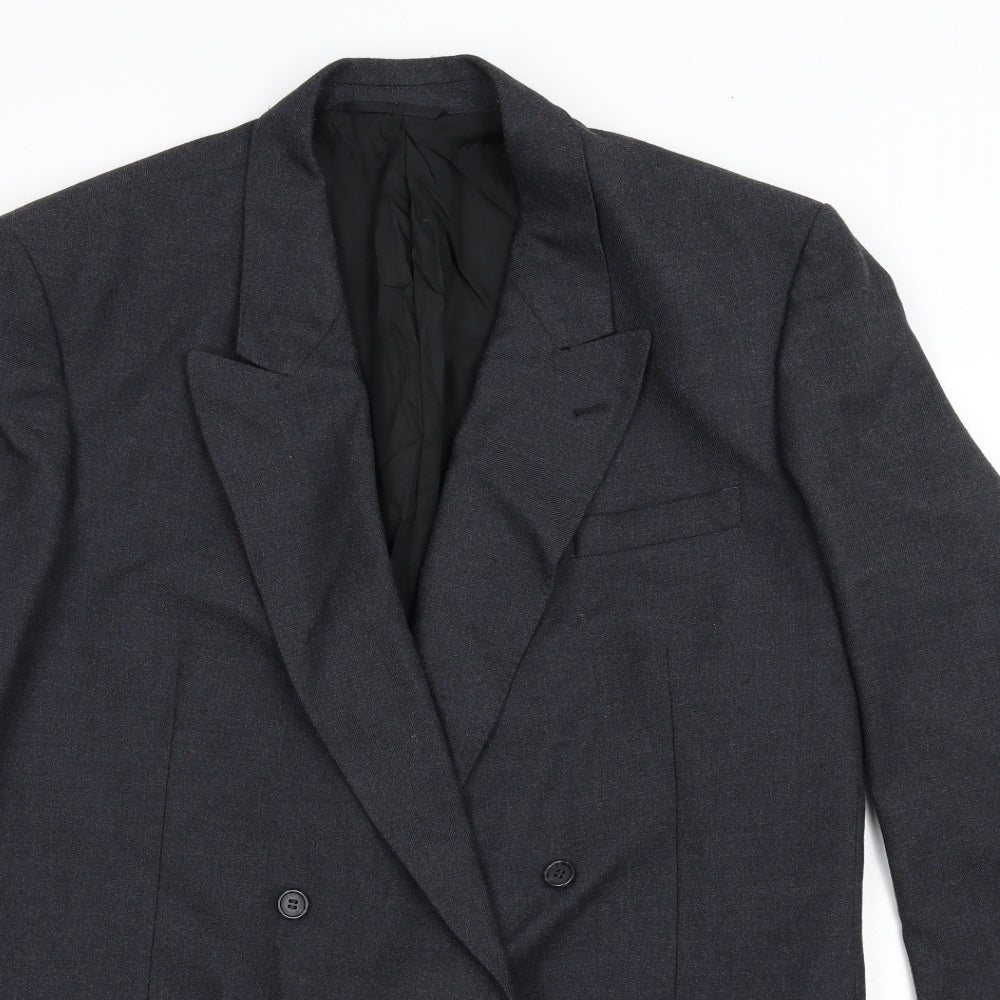 Preworn Mens Black   Jacket Suit Jacket Size 40