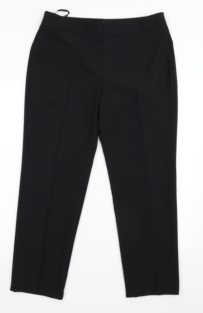 Preloved F&F Womens Black   Trousers  Size 12 - Front