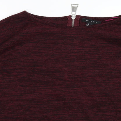 New Look Womens Red   Pullover Jumper Size L
