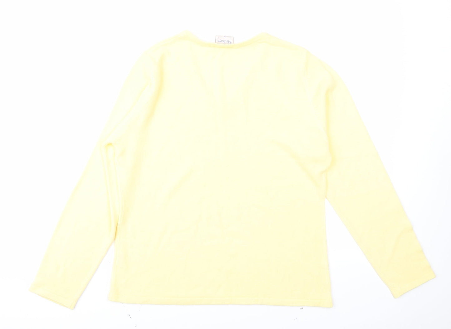 Mackays Womens Yellow  Knit Pullover Jumper Size L