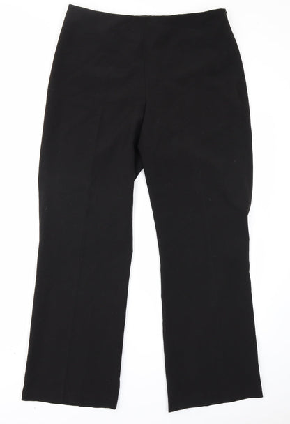The COllection Womens Black   Trousers  Size 12 L27 in