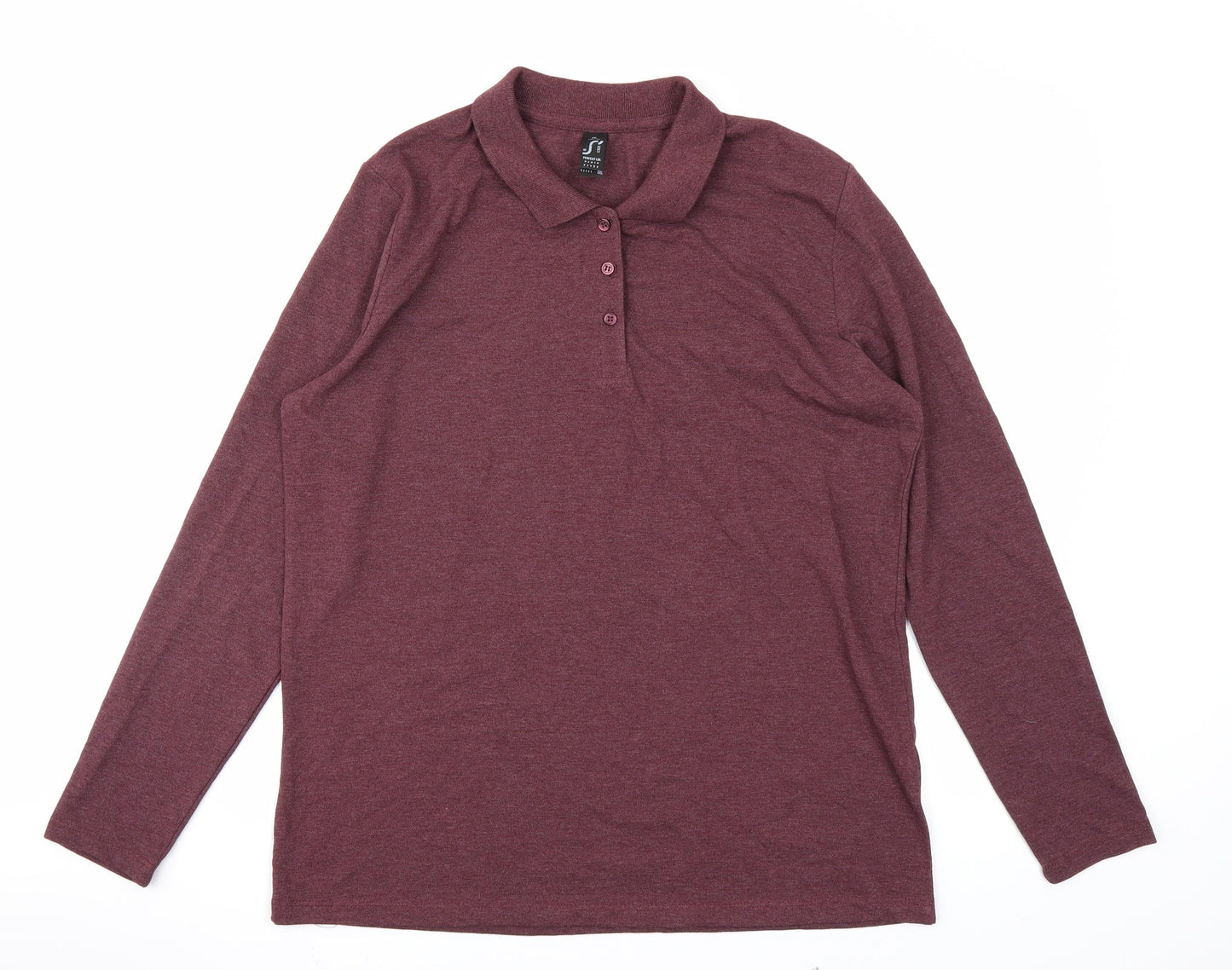 Sol's Womens Purple   Basic Polo Size 2XL