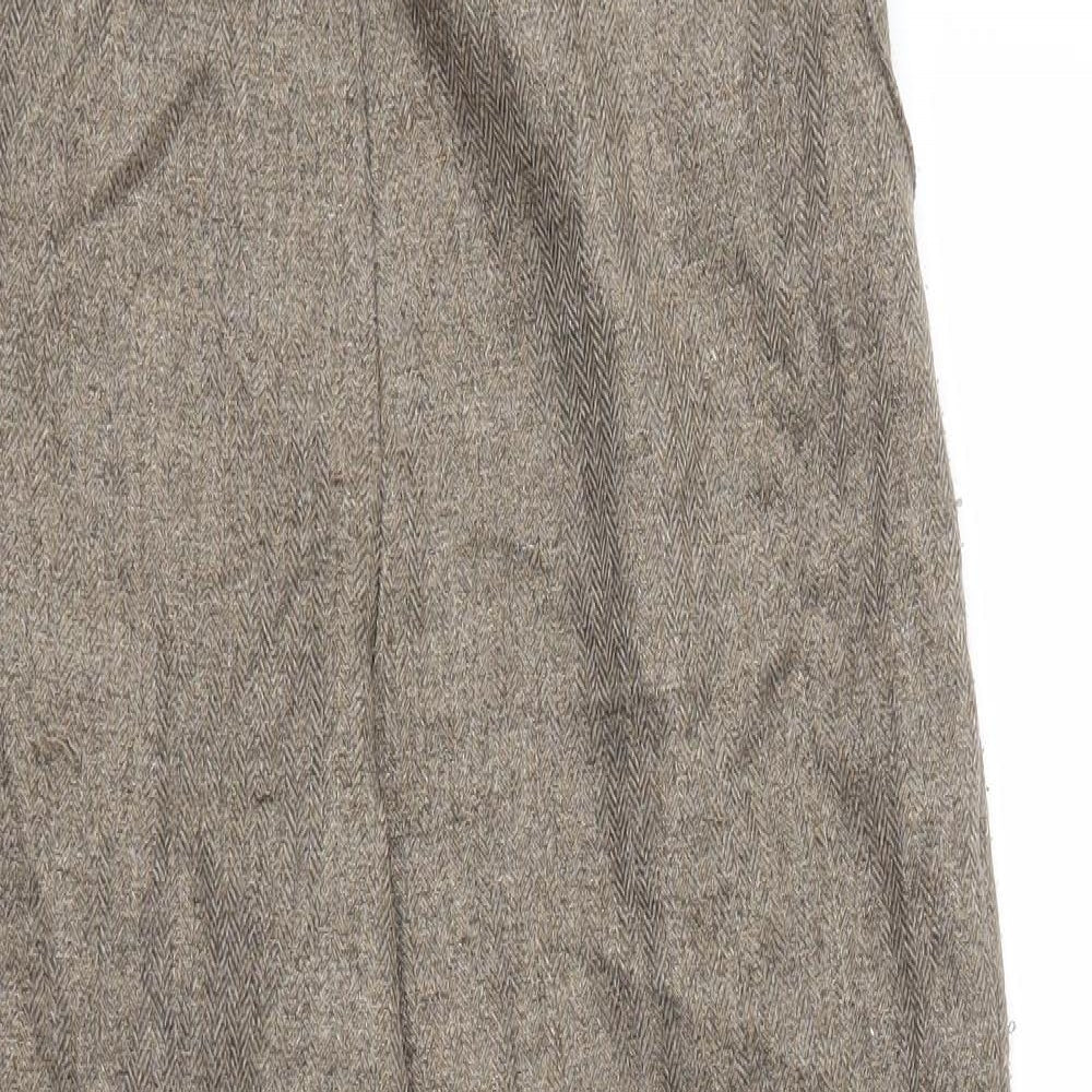 Preworn Womens Brown   Trousers  Size 16 L25 in