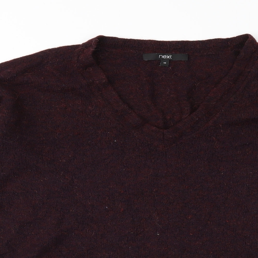 NEXT Womens Purple  Knit Pullover Jumper Size 10