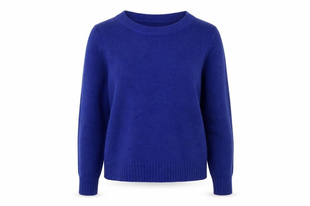 H&M Womens Blue  Knit Pullover Jumper Size 10